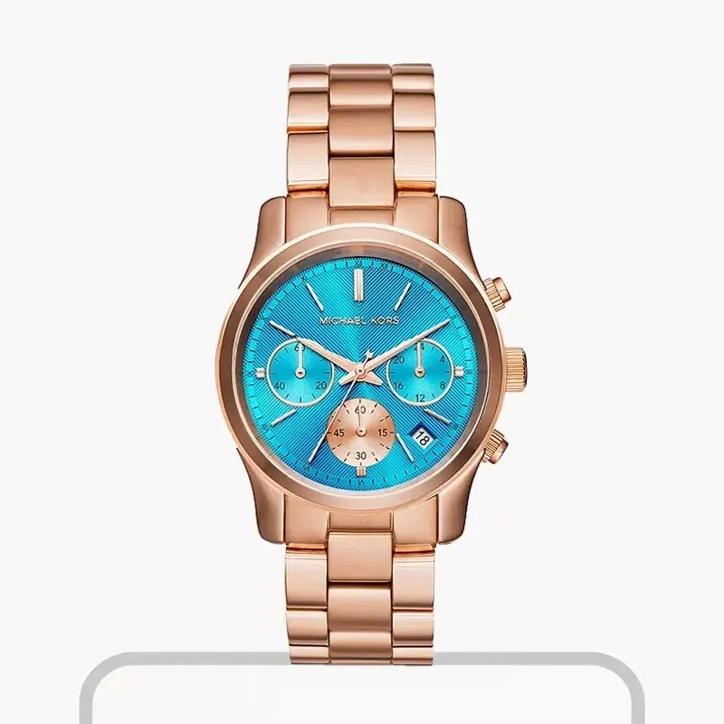 Michael Kors Runway Blue Dial Ladies Watch- MK6164